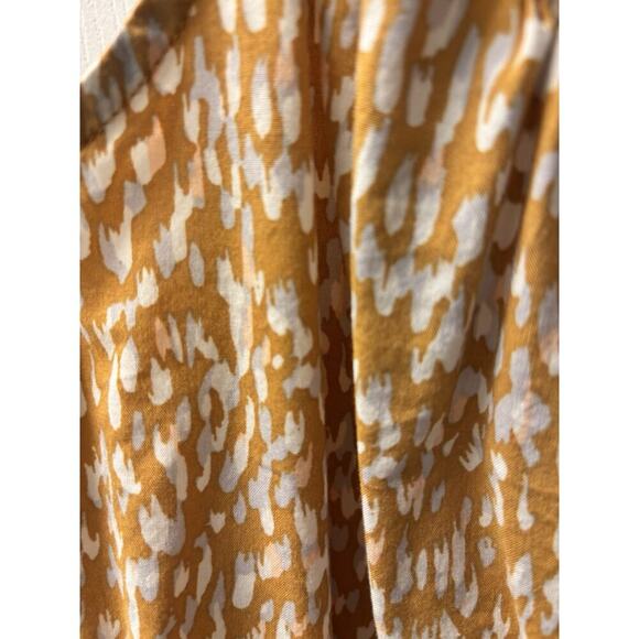 Banana Republic Yellow Gold Dress Cottage Size M - Picture 2 of 6